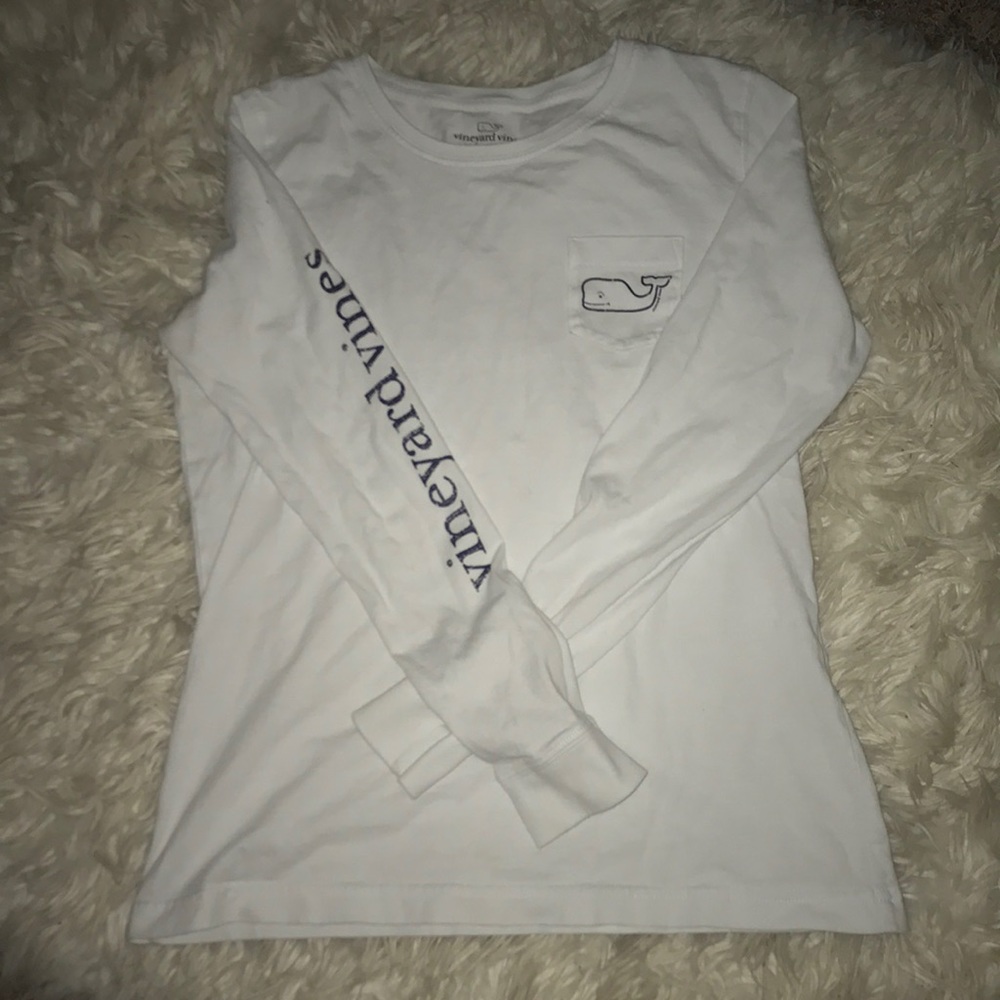 White vineyard vines long sleeve